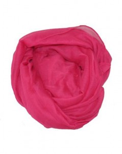 Ensfarvet pink tørklæde online Smikka webshop 89 kroner